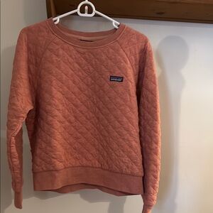 Patagonia Quilted Coral Sweatshirt